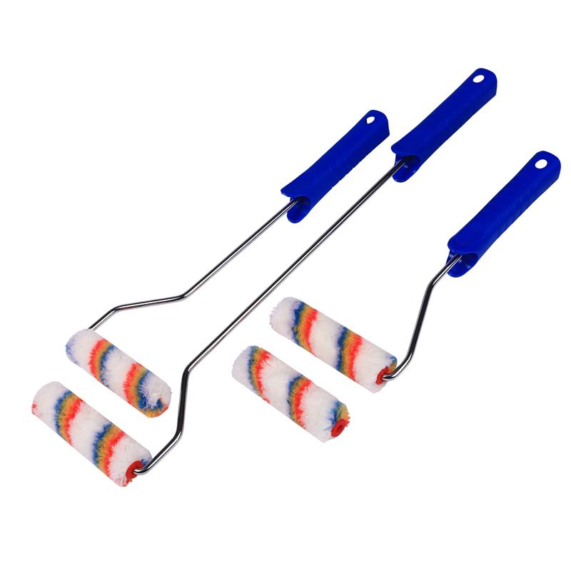4-Zoll-Regenbogen-Six-Streifen-Acryl-Mini-Farbroller