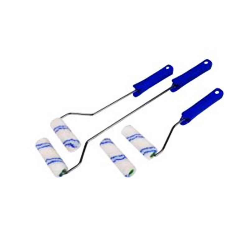 4-Zoll-Polyester-Mini-Farbroller mit doppelten blauen Streifen